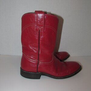 Vintage COWTOWN Leather Cowboy Western Women's Boots Size 5.5